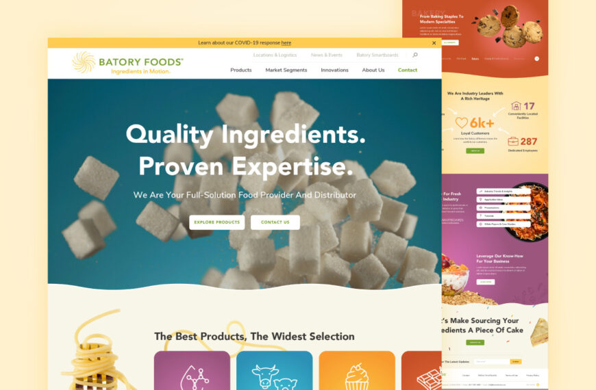 Ingredient Supplier Website