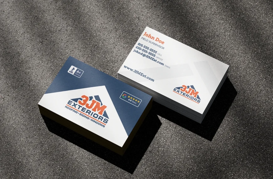 Roofing Company Business Cards